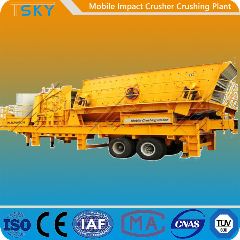 TS3S1548F1010 100tph Mobile Impact Crushing Plant